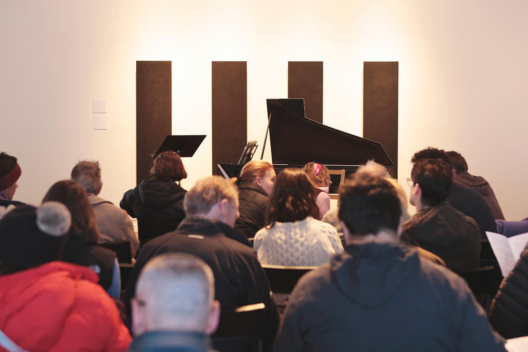 Guests at the Sebastian Ensemble, 5 January 2013. Photo by Lesley Brown.
