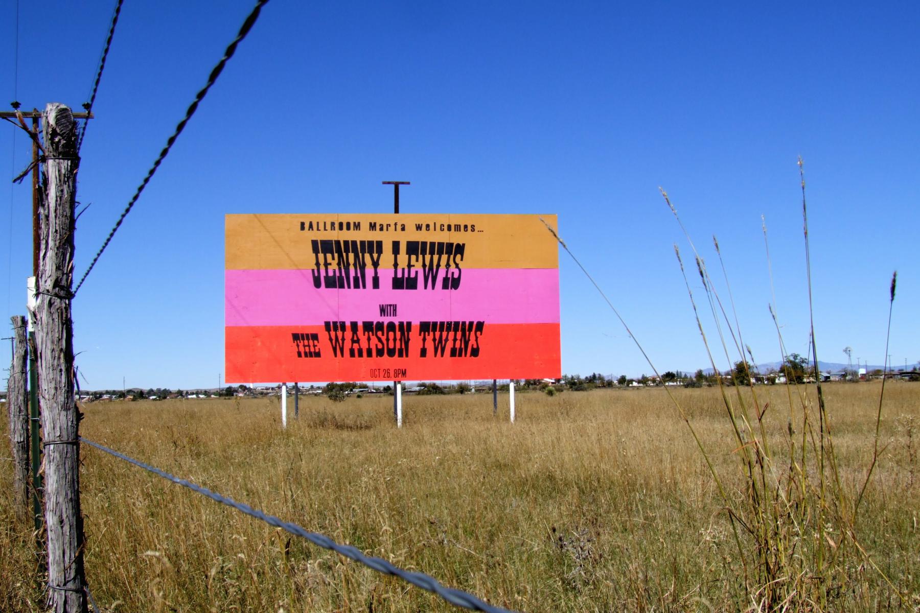 Jenny Lewis billboard
