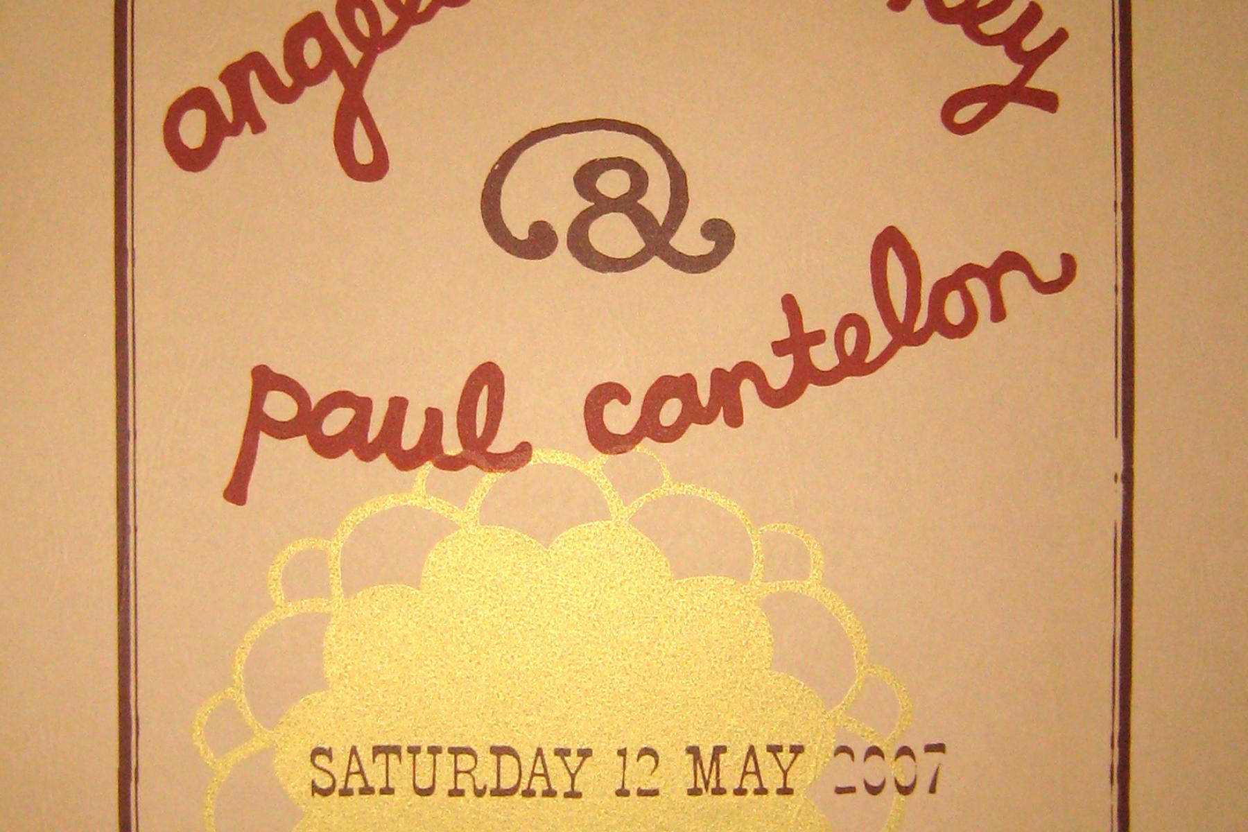 Limited-edition Angela McCluskey & Paul Cantelon poster
