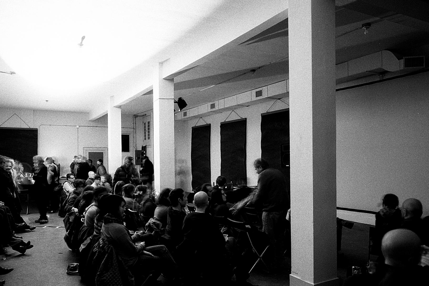 The crowd at the Masonic for The Blood of a Poet screening