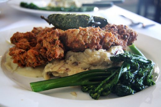Jett's pistacho fried steak