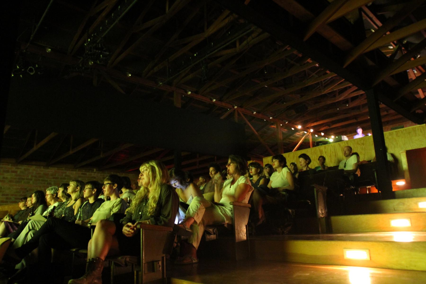 The audience at Art in the Auditorium, 27 August 2011. Photo by Alberto Tomas Halpern.