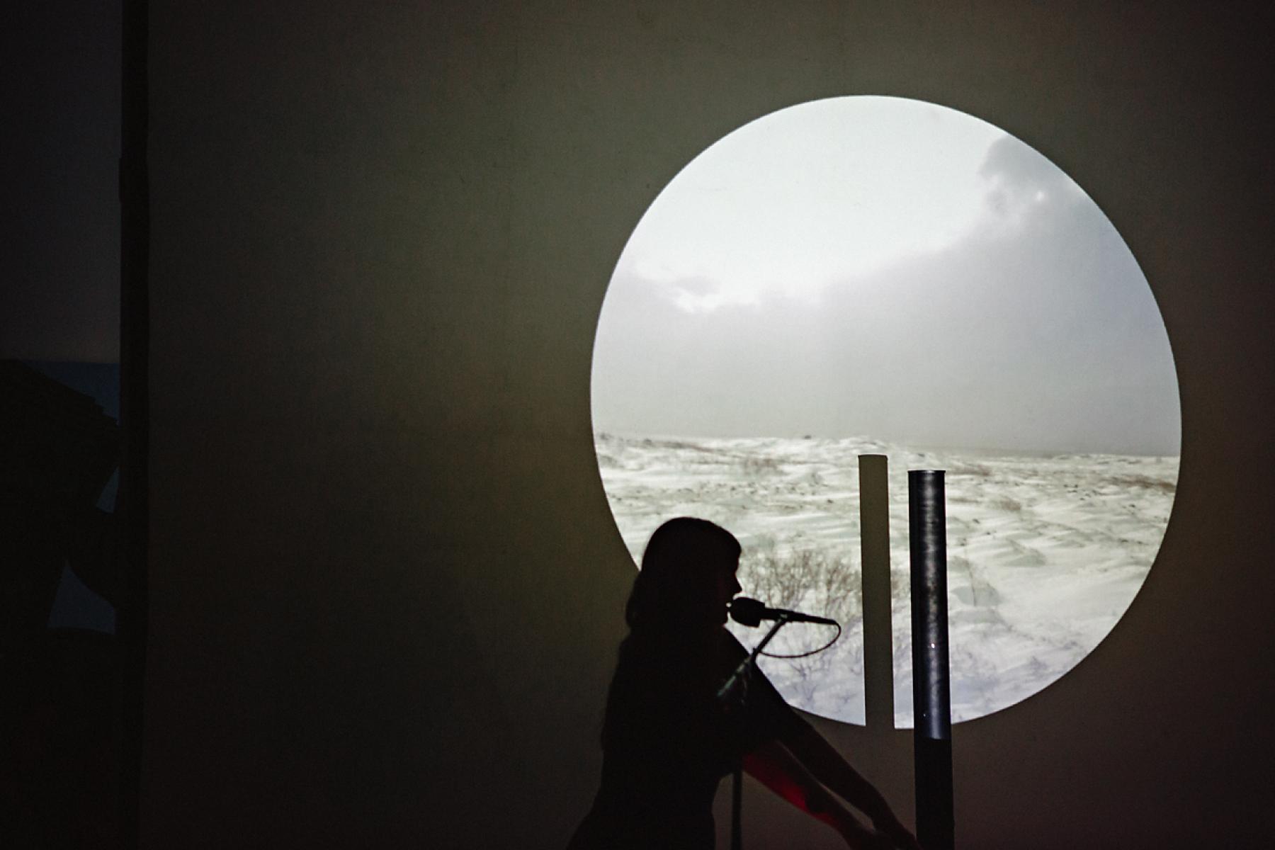 Julianna Barwick, December 3, 2013. Photo by Lesley Brown.