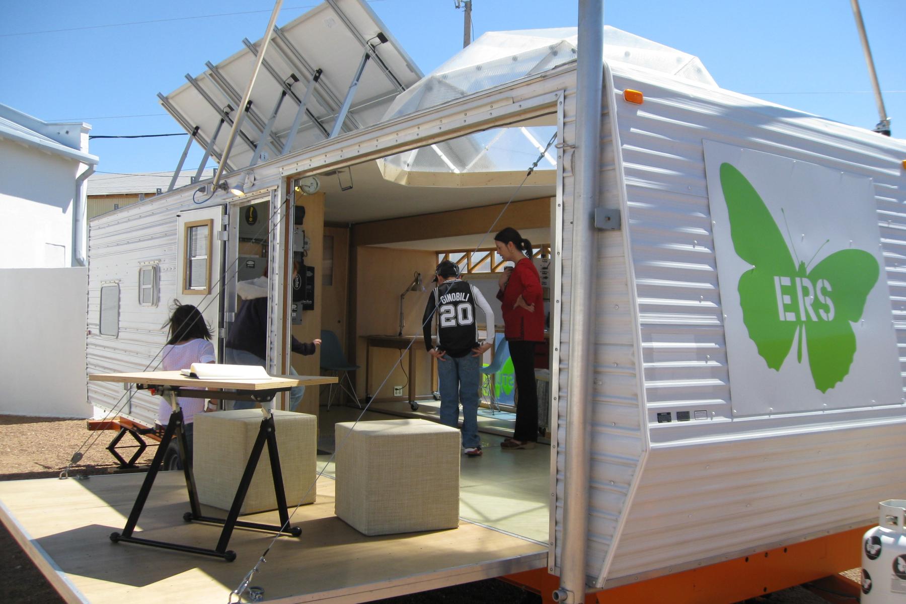 Marfa students explore Paul Villinski's Emergency Response Studio