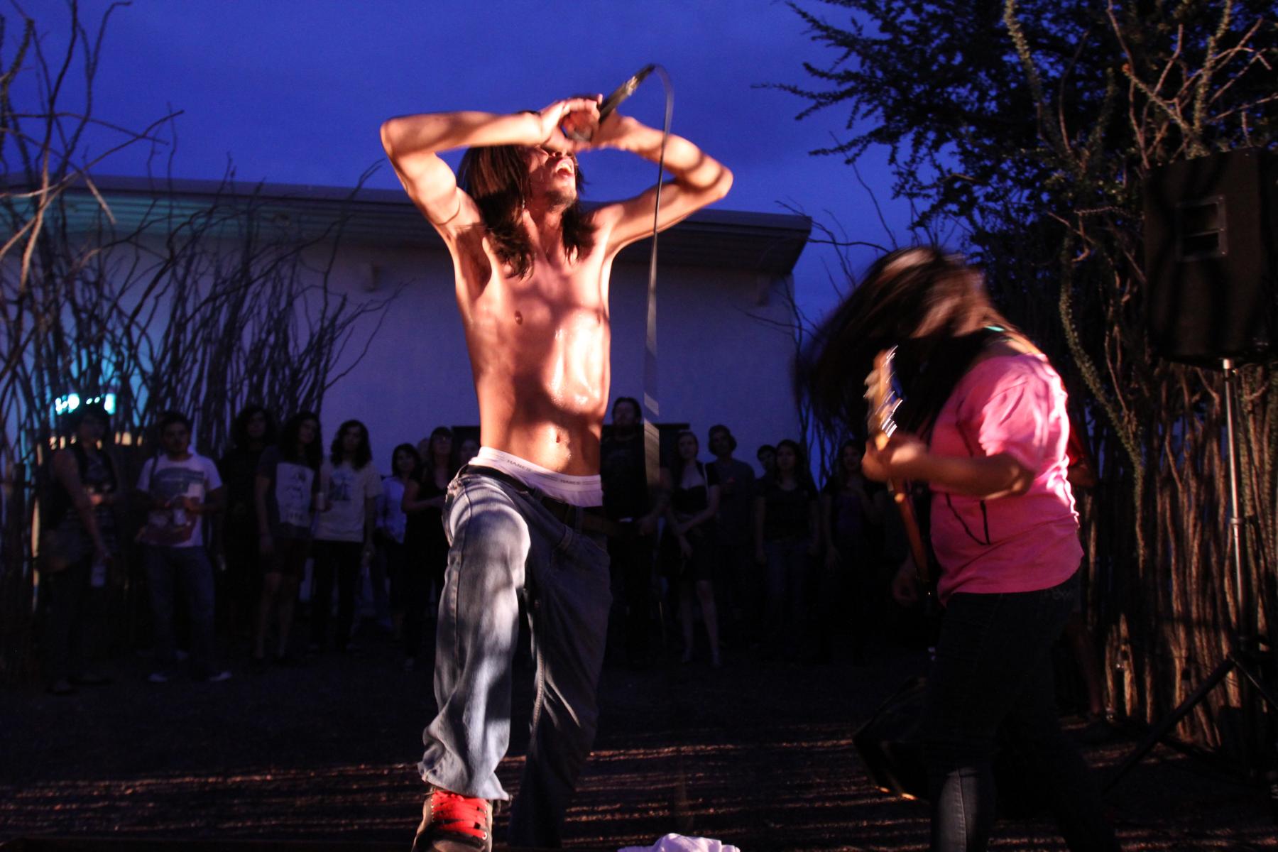 Solid Waste outside the Thunderbird Lounge, 8 August 2011. Photo by Alberto Tomas Halpern.