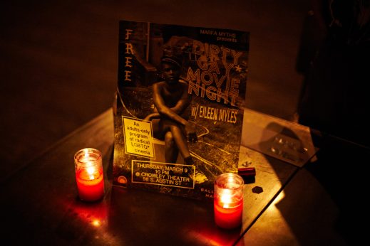 Dirty Gay Movie Night, March 9, 2017. Photo by John Vogler.