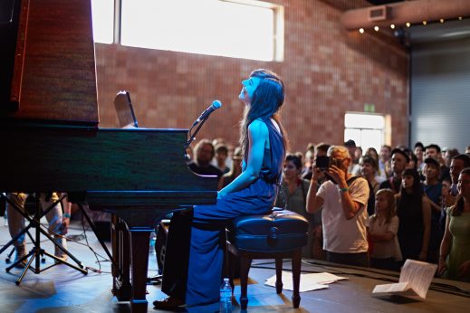 Julia Holter at Saint George Hall, March 11, 2017. Photo by John Vogler.