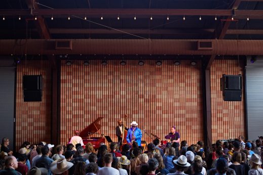 Pharoah Sanders, March 11, 2017. Photo by John Vogler.