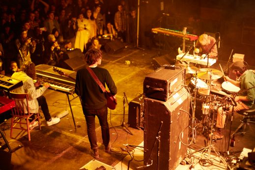 Surprise performance by members of Woods and Dungen, March 11, 2017. Photo by John Vogler.