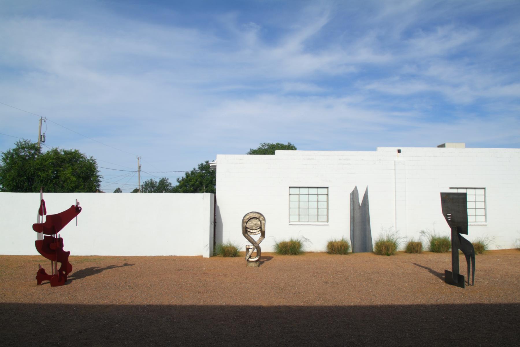 Installation view, Two Face: Aaron Curry and Thomas Houseago