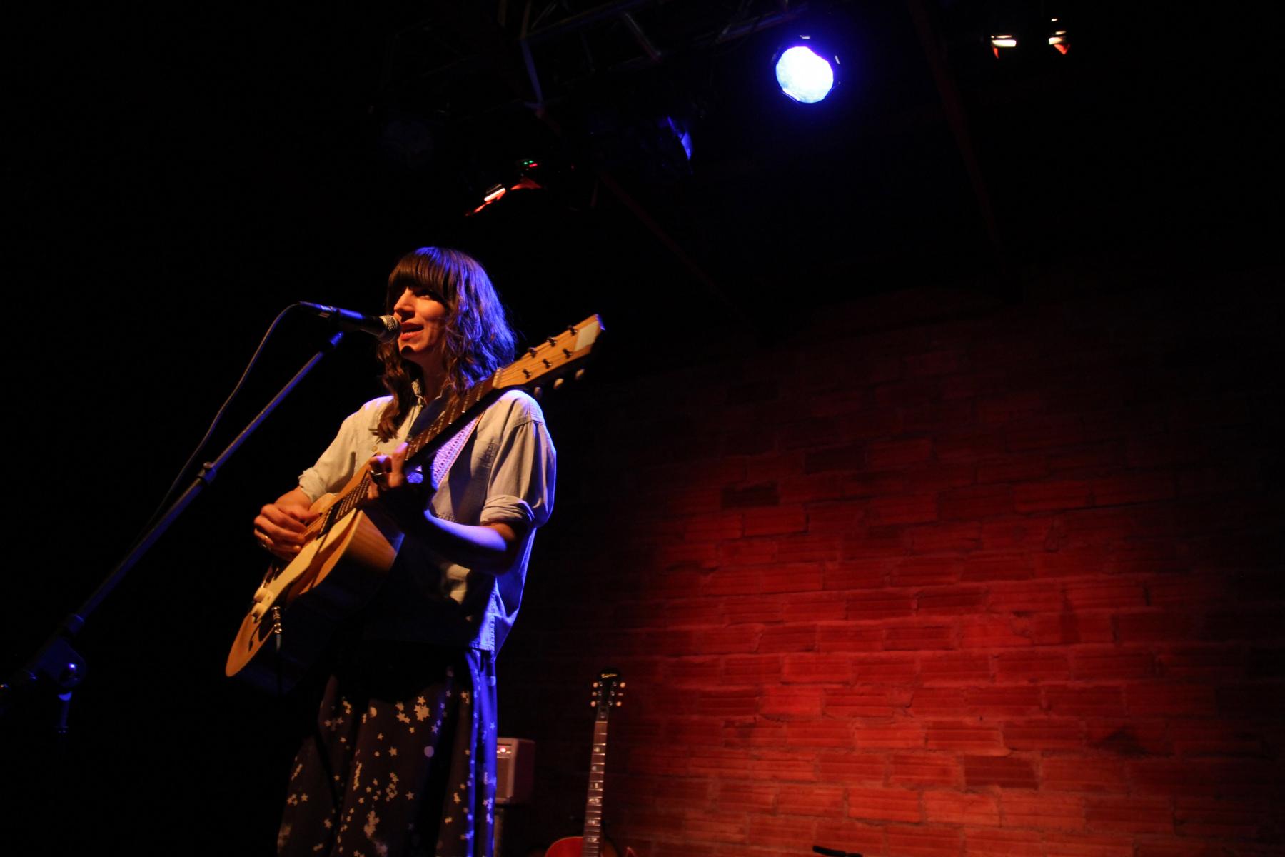 Eleanor Friedberger, performing at the Crowley Theater, 24 March 2012. Photo by Alberto Tomas Halpern.