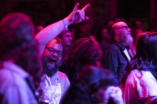 The crowd at Roky Erickson, March 9, 2017. Photo by Alex Marks.