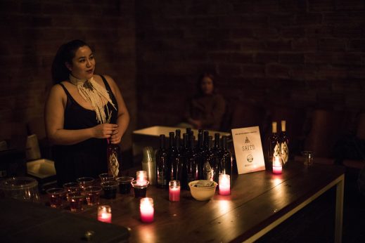 Gaby Carballo at Dirty Gay Movie Night, March 9, 2017. Photo by Alex Marks.