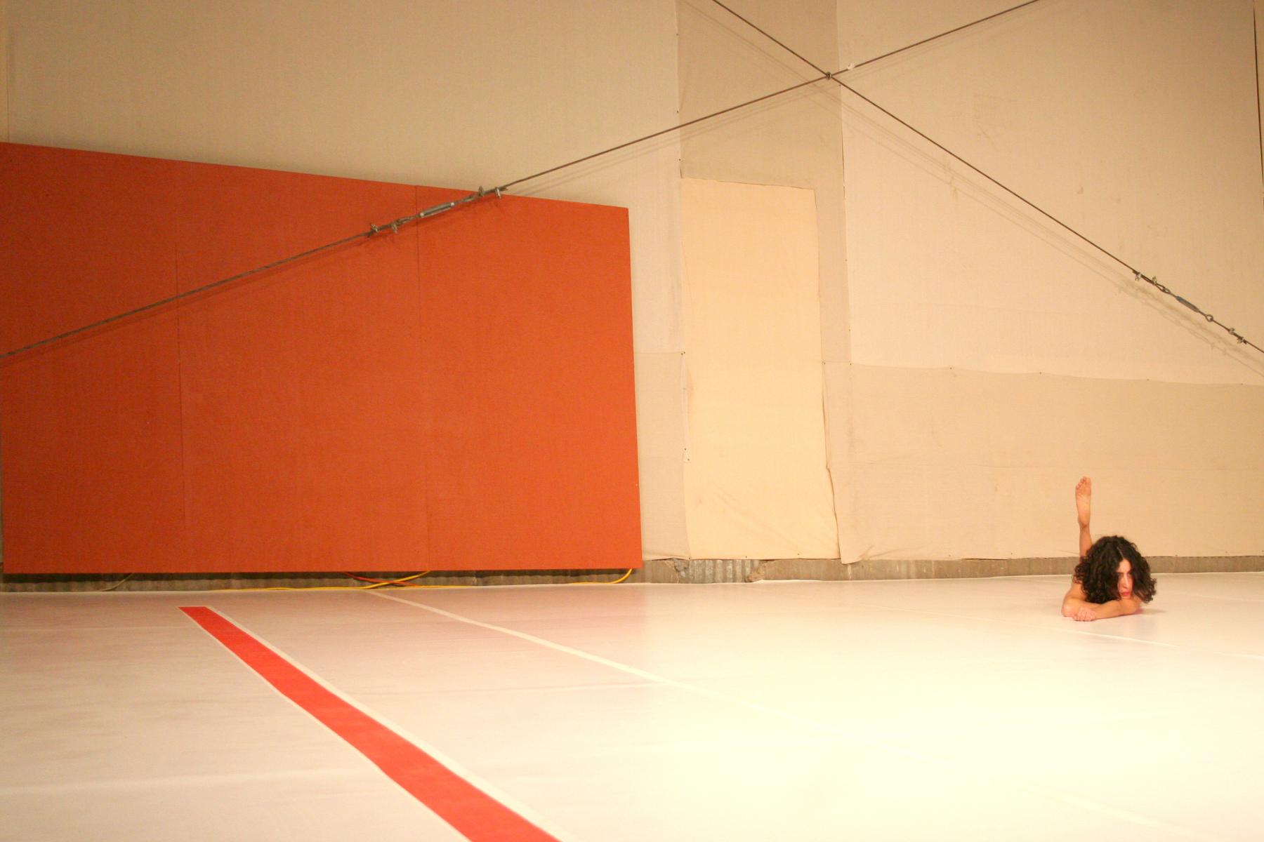 Gloria, choreographed by Maria Hassabi, created in collaboration with performers Hristoula Harakas and David Adamo, May 11, 2007.