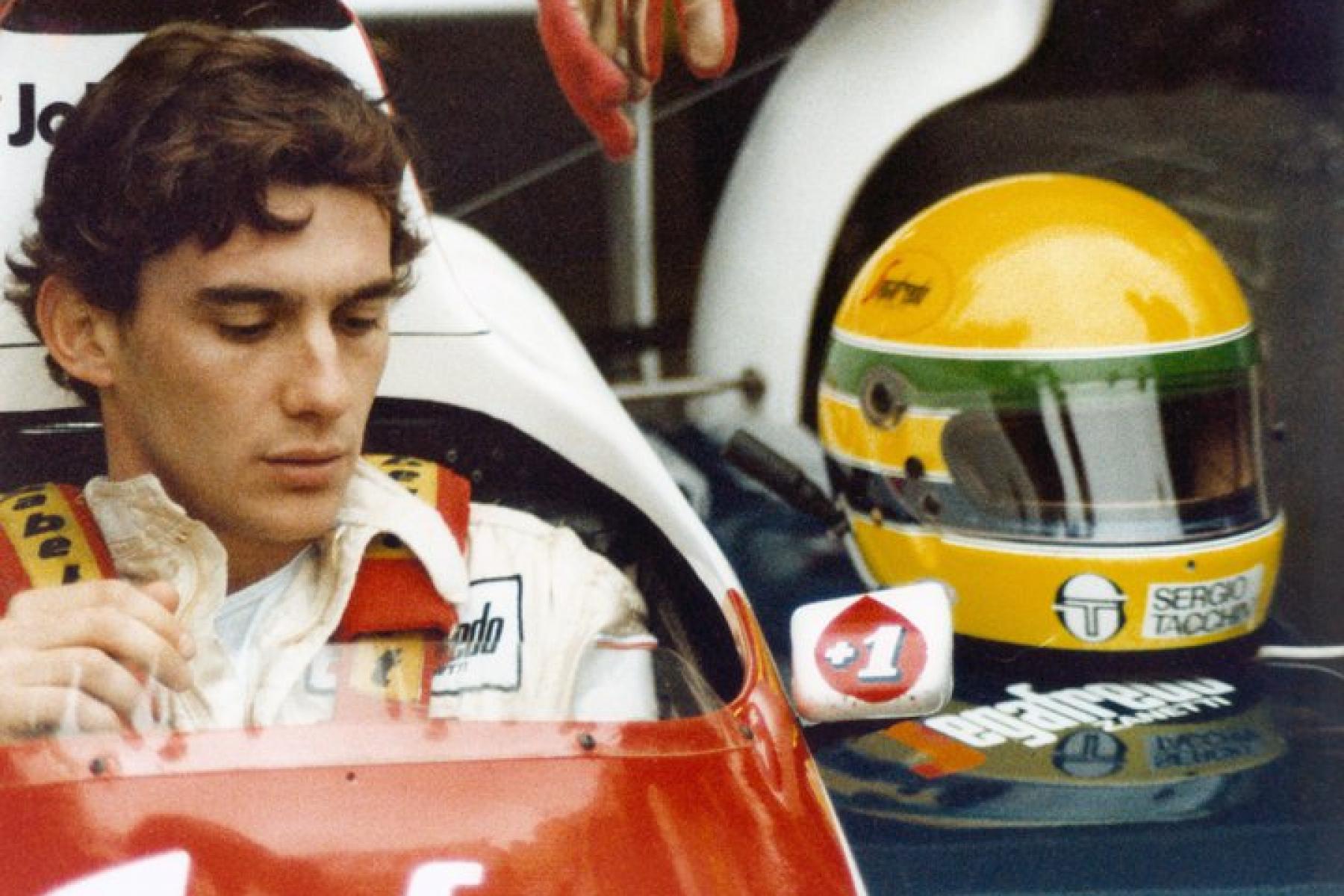 Ayrton Senna at Formula 1 - Testes in Nurburgring, Germany in 1994. Courtesy of the film Senna.